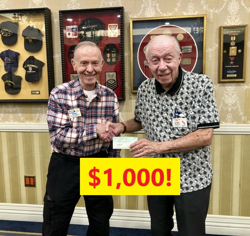 Our club member Jerry Brillante delivers our annual donation to TUTORS FOR KIDS.  All of this donation goes directly to the purchase of books, which are distributed to kids that participate in the program.  T4T was founded in 2012 by Frank Russo and his wife Carolyn. Frank and Carolyn started with 5 tutors and have […]